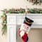 Glitzhome® 21"L Hooked Christmas Nutcracker Stocking